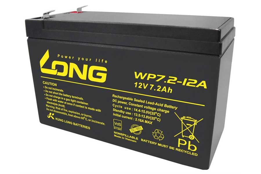 Long Bleiakku WP7.2-12A F2 