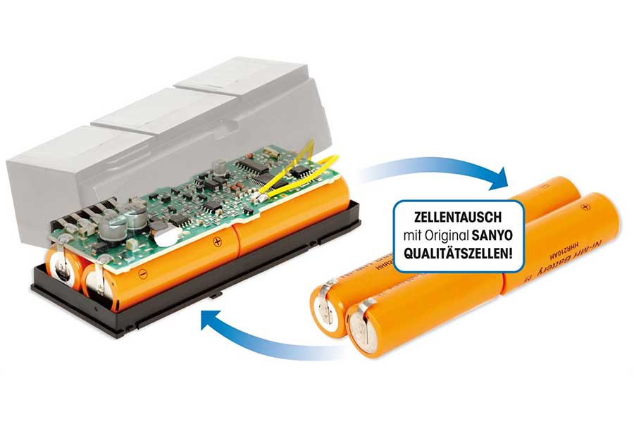 Jetzt Zellentausch bei Axcom beauftragen! Jetzt Zellentausch bei Axcom beauftragen!