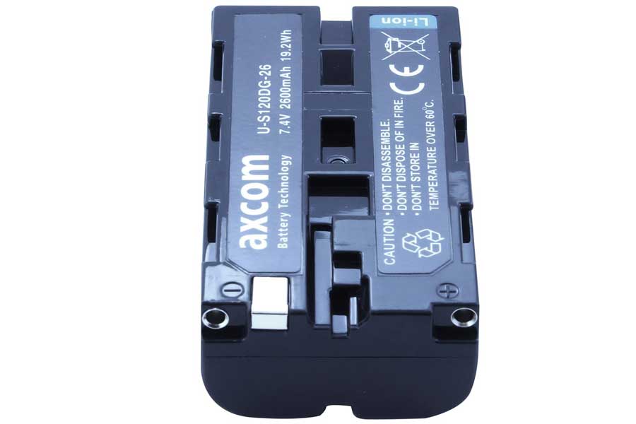 Li-Ion Akku für HDR-FX1E/DSR-PD150/DSR-PD150P/DSR-PD170/DSR-PD170P/HVR-Z7C - 7,2V/3,4Ah