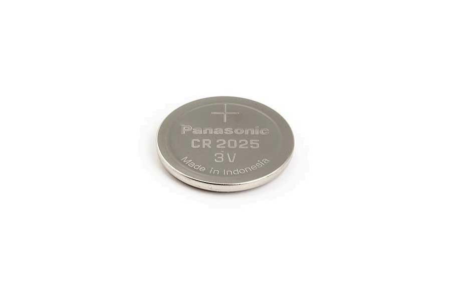 Panasonic Knopfzelle, CR2025, L12, 3V Batterie