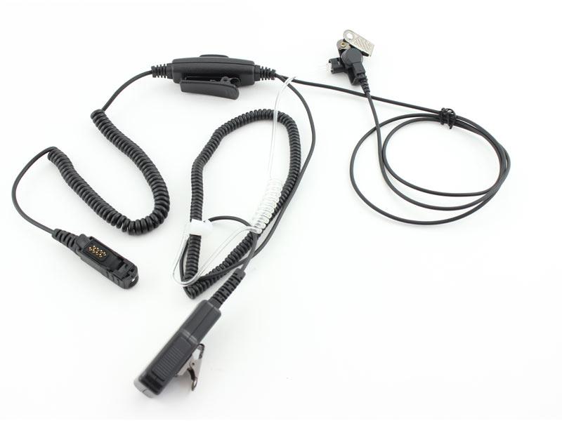 Schallschlauch-Headset 2 Kabel-Lösung für Motorola Schallschlauch-Headset 2 Kabel-Lösung für Motorola