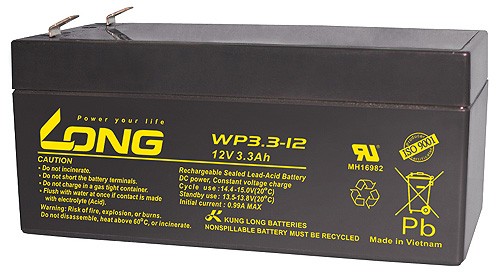 Long Bleiakku WP3.3-12 - 12V 3,3Ah Long Bleiakku WP3.3-12 - 12V 3,3Ah