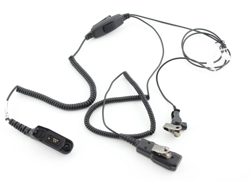 Schallschlauch-Headset 2 Kabel-Lösung für Motorola MTP6650, MTP850FuG/S, MOTOTRBO DP3000, DP4000 Schallschlauch-Headset 2 Kabel-Lösung für Motorola MTP6650, MTP850FuG/S, MOTOTRBO DP3000, DP4000