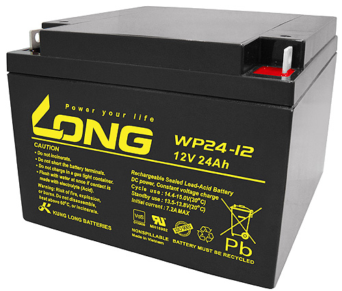 Long Bleiakku WP24-12 - 12V 24Ah - VDS