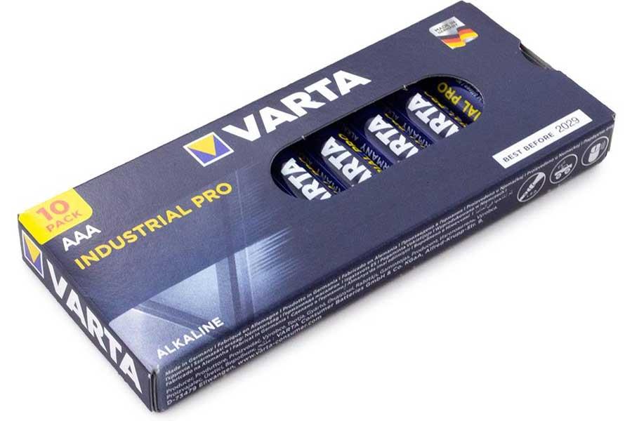 10 Varta Batterien Micro, AAA, LR03, MN2400, 4003 Industrial Alkaline