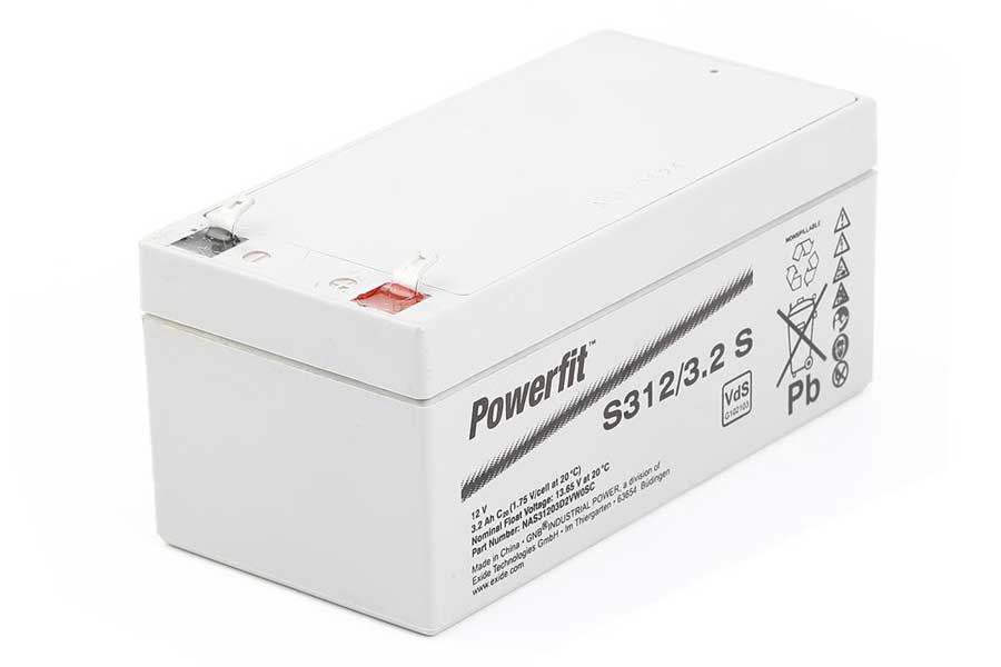 Sonnenschein Bleiakku Powerfit S312/3.2S - 12V 3,2Ah - VDS Sonnenschein Bleiakku Powerfit S312/3.2S - 12V 3,2Ah - VDS