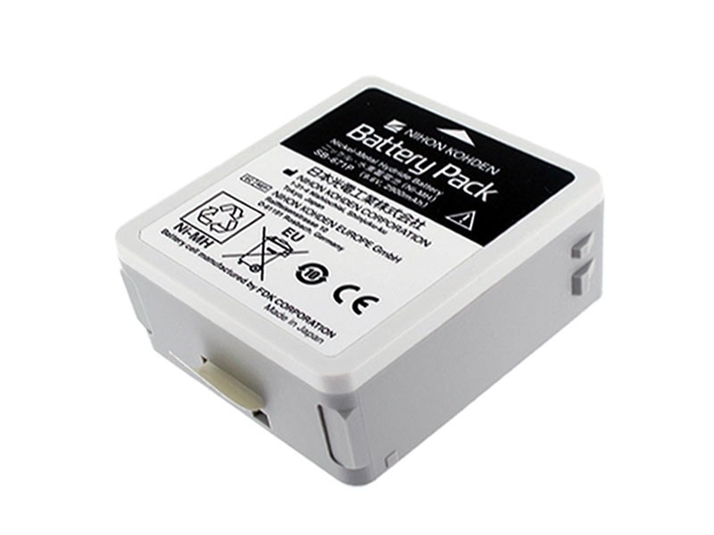 NiMH Akku Nihon Kohden BSM 3000, 6000, 6300, 650, 6700, type X075, SB-671P, 9,6V- 2,9Ah (Original)