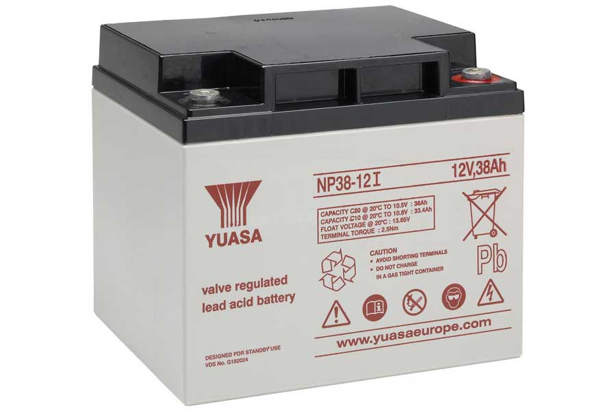 Yuasa Bleiakku NP38-12I - 12V 38Ah - VDS Yuasa Bleiakku NP38-12I - 12V 38Ah - VDS