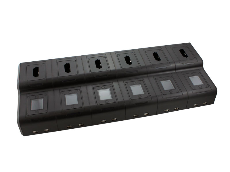 Ladegerät für 6 Akkus von Sepura STP8000, STP9000, SC2020