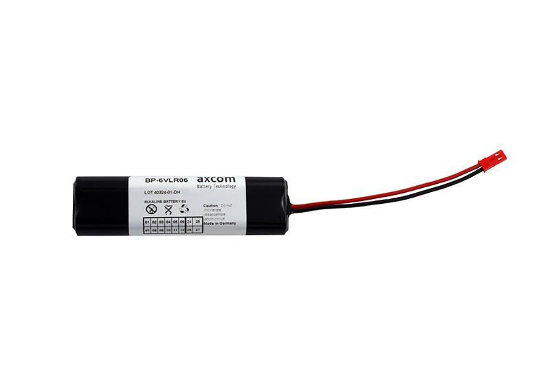 Batterie-Pack für Schließanlage Schulte-Schlagbaum DUC1500 6V / 4 x LR06 mit 10cm Kabel, geschrumpft