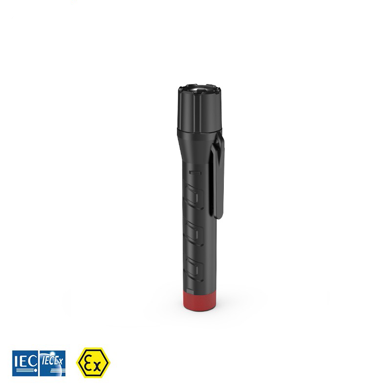 Taschenlampe EX-geschützt, batteriebetrieben, ATEX, 8h Leuchtdauer
