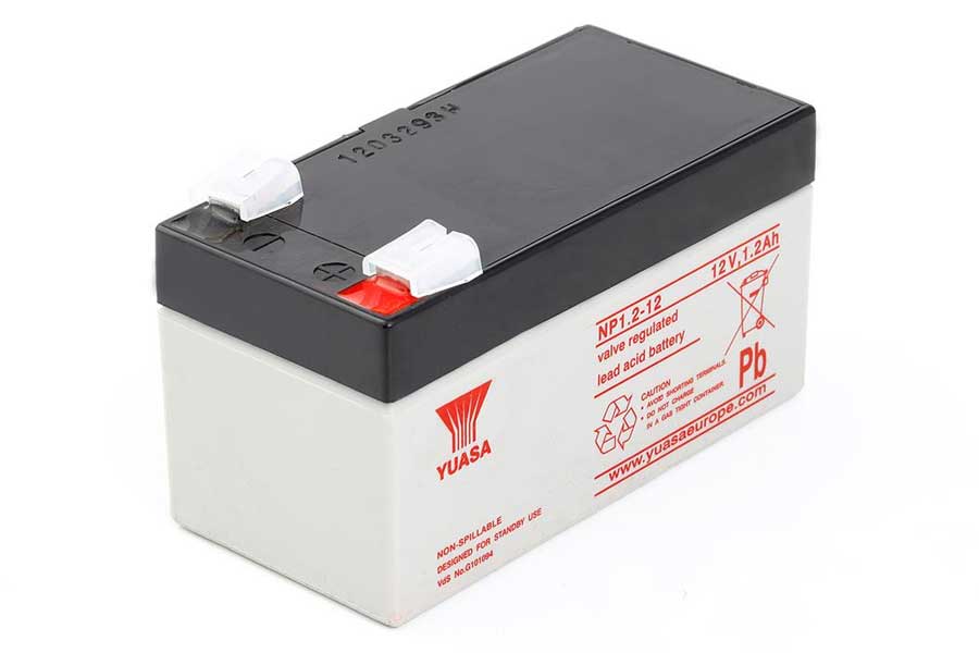 PB Akku YUASA NP1.2-12 - 12V/1,2Ah (VdS) PB Akku YUASA NP1.2-12 - 12V/1,2Ah (VdS)