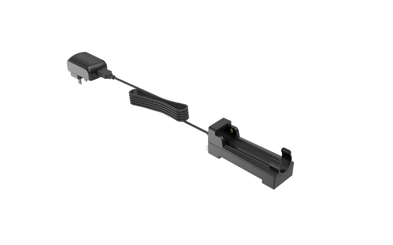 Ladestation für ex-geschütze LED-Handlampe ExMP21R inkl. EU-Adapter AC 100-250V/500mA - DC 5V/2000mA