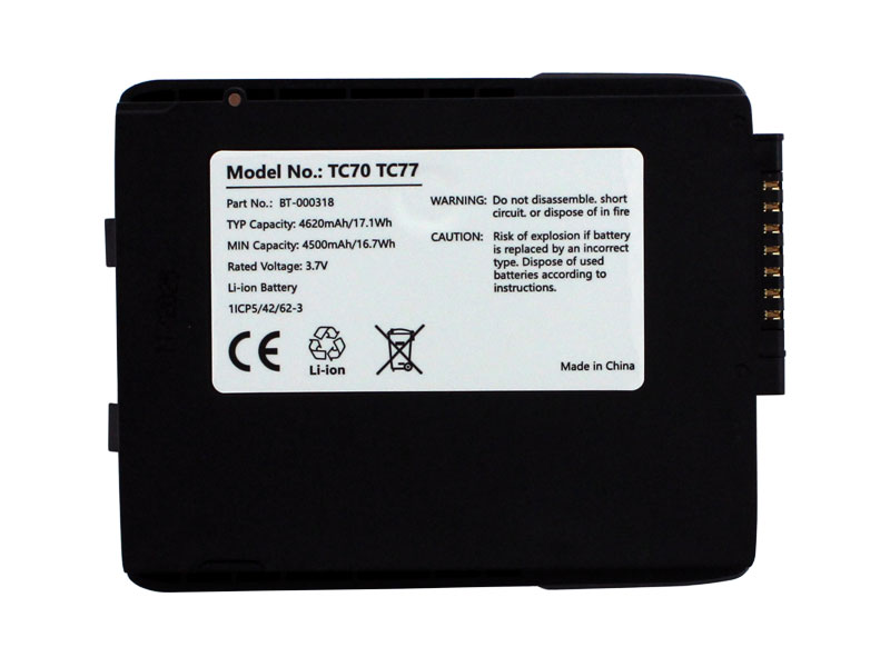 Li-Ion Akku für Zebra Symbol TC7x Serie Touch Computer - 3,7V/4,62Ah/17.1Wh Li-Ion Akku für Zebra Symbol TC7x Serie Touch Computer - 3,7V/4,62Ah/17.1Wh