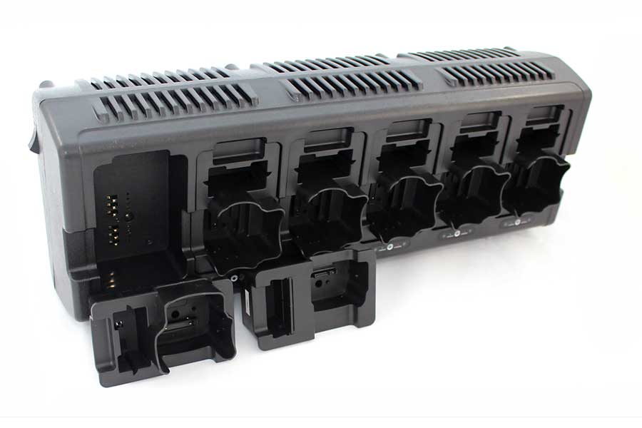 6+6-Stationen Ladegerät inkl. Adapter für Motorola GP360, DP3441 6+6-Stationen Ladegerät inkl. Adapter für Motorola GP360, DP3441