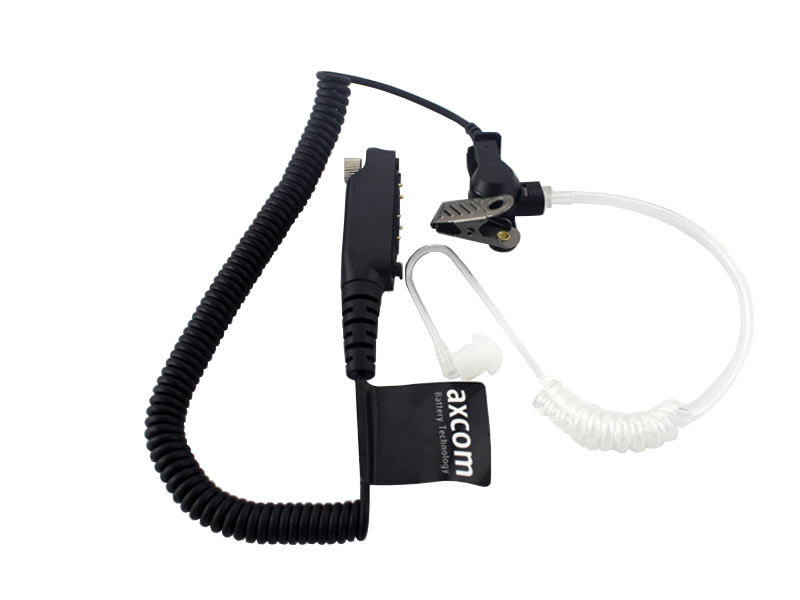 Ohrhörer mit Bajonettanschluss für Sepura STP8000, STP9000, SC2020, Spiralkabel