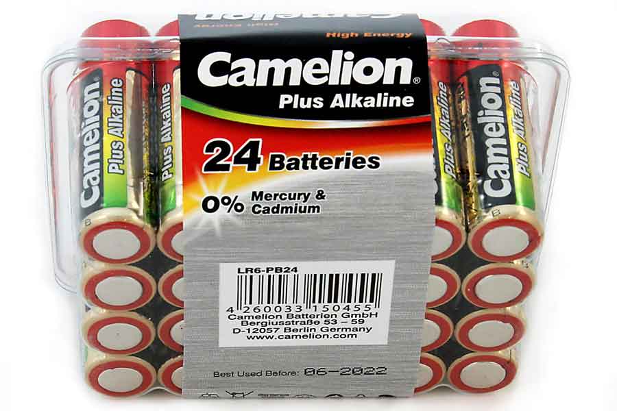 Mignon, AA, LR6 plus Batteries by Camelion, LR06 