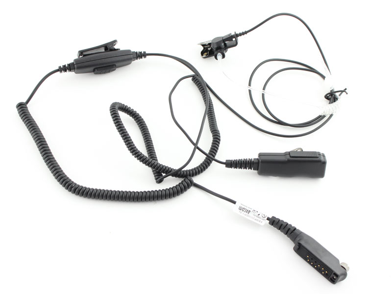 Schallschlauch-Headset - 2 Kabel-Lösung für Sepura STP8000, STP9000, SC20