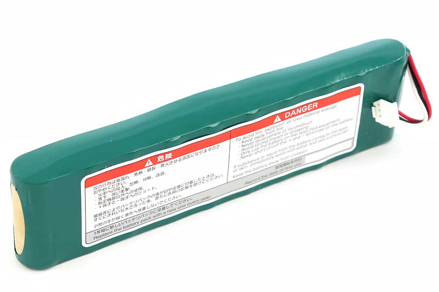 NiMH Akku für Nihon Kohden Cardiofax S Typ SB901D - 12V/1,95Ah