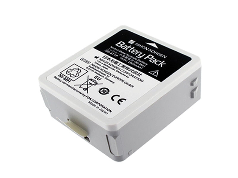 NiMH Akku Nihon Kohden BSM 3000, 6000, 6300, 650, 6700, type X075, SB-671P, 9,6V- 2,9Ah (Original)