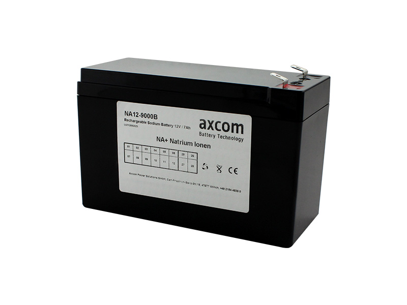 Natrium Ionen Akku 12V 7Ah mit 6,3mm Steckkontakten