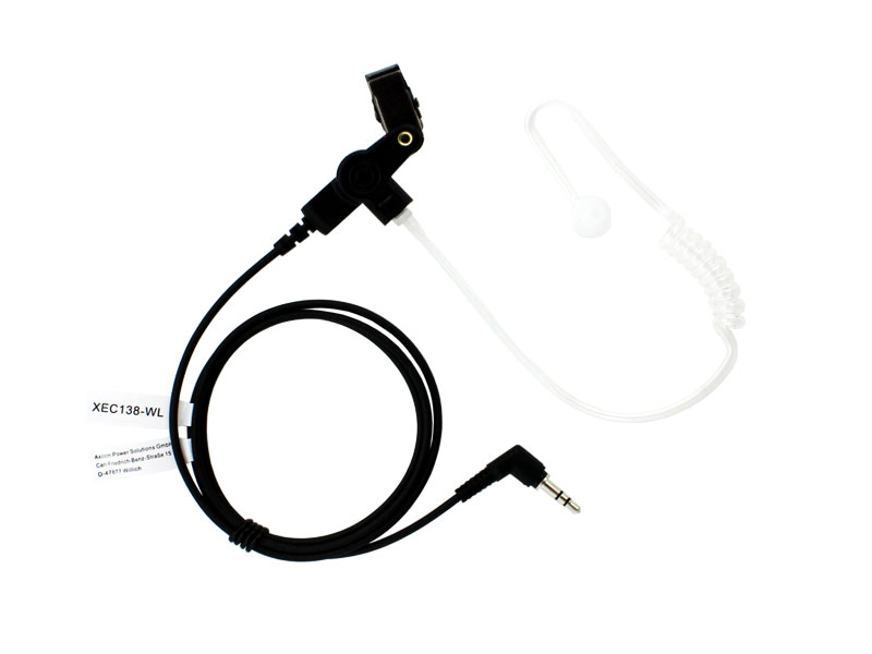 In-Ear Kopfhörer mit Bajonettanschluss, Schallschlauch/Wandlereinheit (3,5mm Klinke Winkel) In-Ear Kopfhörer mit Bajonettanschluss, Schallschlauch/Wandlereinheit (3,5mm Klinke Winkel)