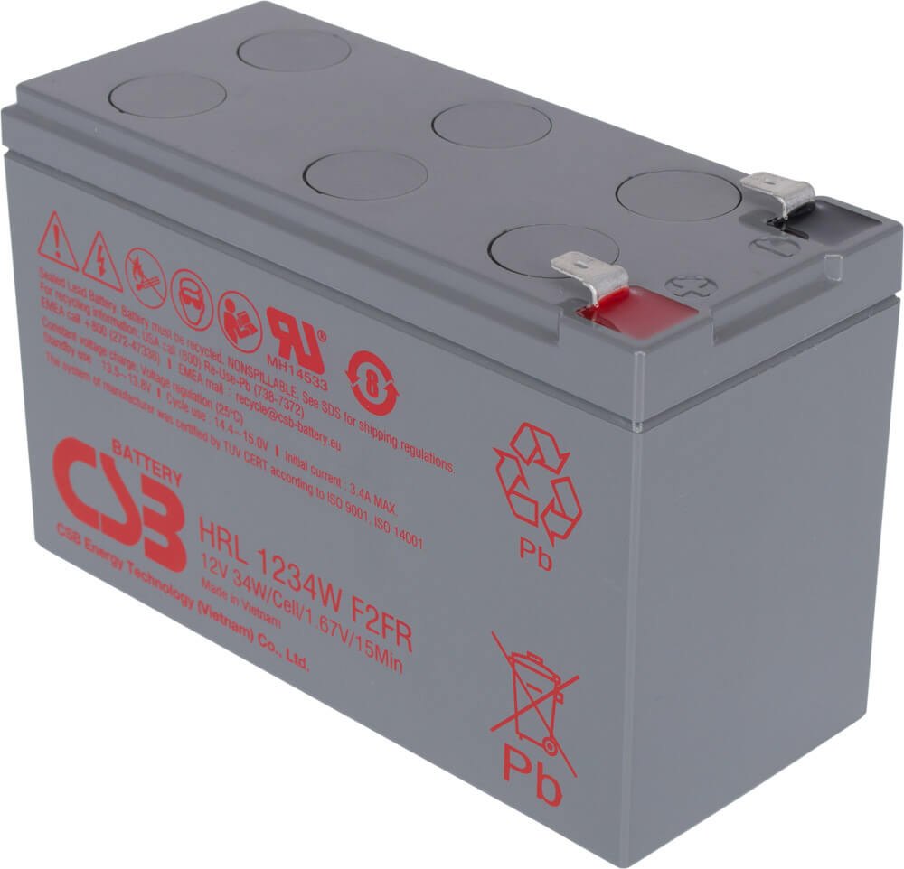 CSB Bleiakku HRL1234WF2-FR - 12V 34W (longlife) CSB Bleiakku HRL1234WF2-FR - 12V 34W (longlife)