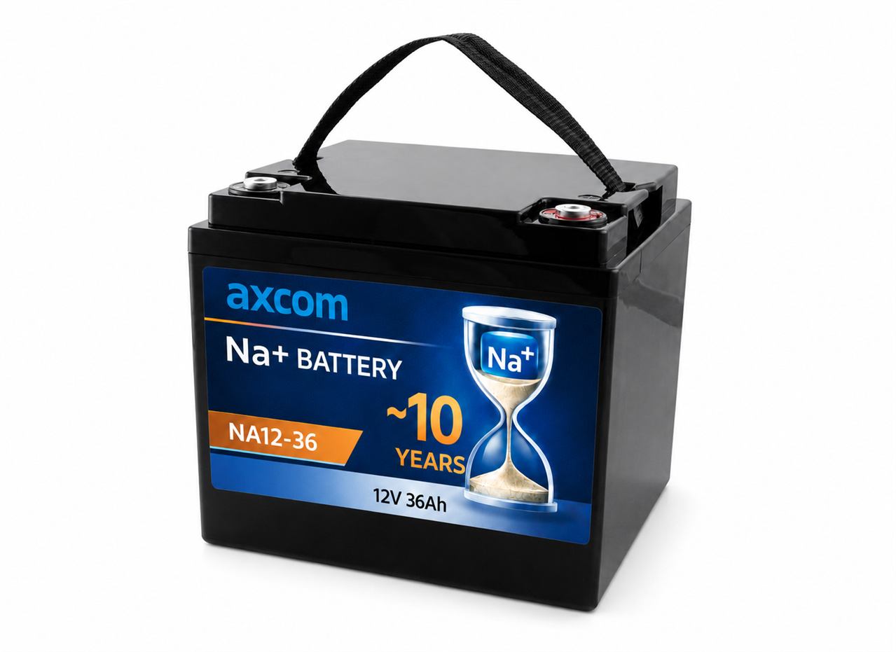 Natrium Ionen Akku 12V 36Ah mit M5 Kontakten