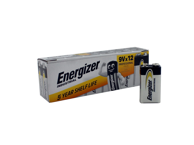 12 Stk. Energizer Batterien, 9V Block, 6LR61, Batterie