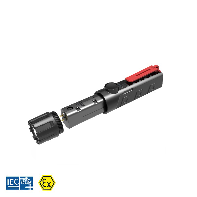 Taschenlampe EX-geschützt, inkl. Li-Ion Akku, ATEX, 14h Leuchtdauer Taschenlampe EX-geschützt, inkl. Li-Ion Akku, ATEX, 14h Leuchtdauer