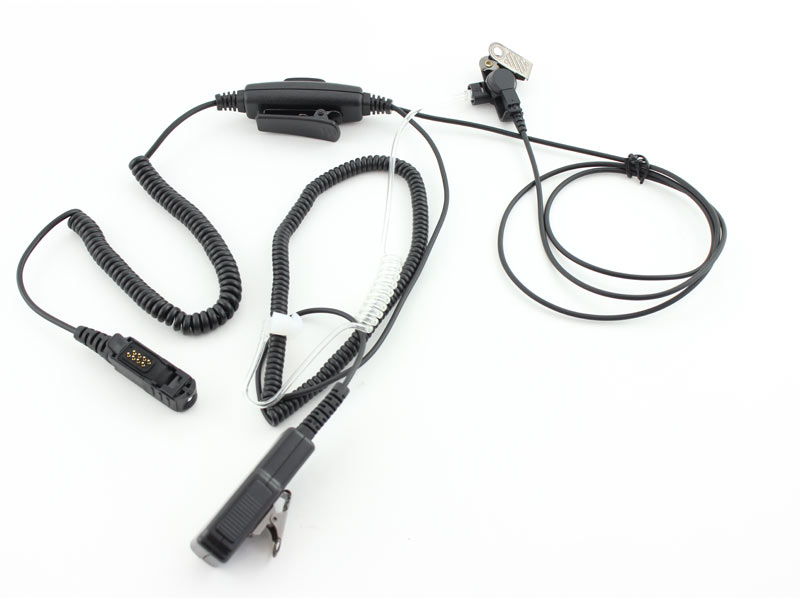 Schallschlauch-Headset 2 Kabel-Lösung für Motorola