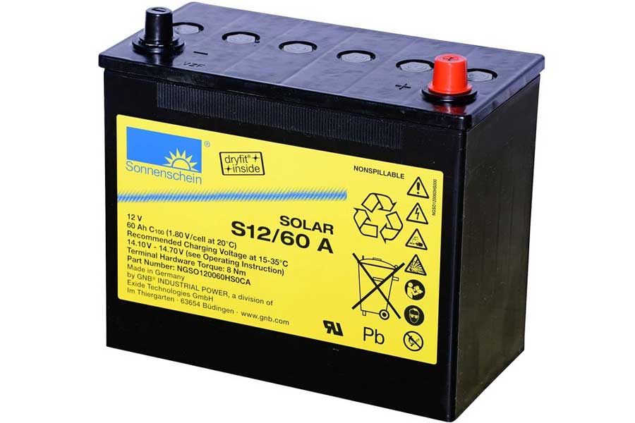 Sonnenschein Bleiakku Dryfit Solar S12/60A - 12V 60Ah Sonnenschein Bleiakku Dryfit Solar S12/60A - 12V 60Ah