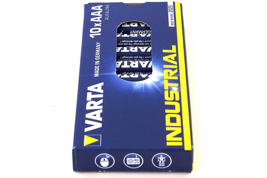 10 Varta Batterien Micro, AAA, LR03, MN2400, 4003 Industrial Alkaline 10 Varta Batterien Micro, AAA, LR03, MN2400, 4003 Industrial Alkaline
