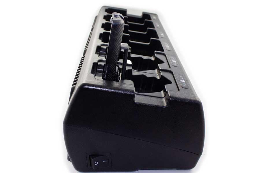 6+6-Stationen Ladegerät inkl. Adapter für MTP6650, MTP3550, MXP600 6+6-Stationen Ladegerät inkl. Adapter für MTP6650, MTP3550, MXP600