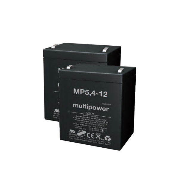 Blei-Akkubundle für Völker S582 - 2 x 12V 5,4Ah Blei-Akkubundle für Völker S582 - 2 x 12V 5,4Ah