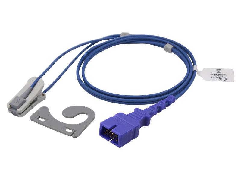 SpO2 Ohrensensor für Nellcor Oxi Technologie, Erwachsene, 90cm SpO2 Ohrensensor für Nellcor Oxi Technologie, Erwachsene, 90cm