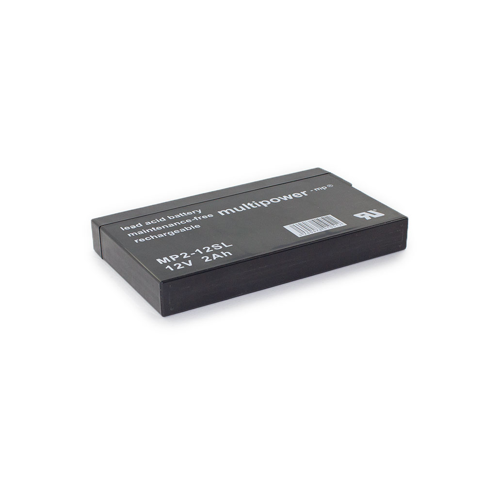 multipower MP2-12SL MP2-12SL Bleiakku 12 V 2 Ah Blei-Vlies (AGM) (B x H x T) 148 x 90 x 20 mm Flachstecker 48 mm Wartungsfrei Geringe Selbstentladung