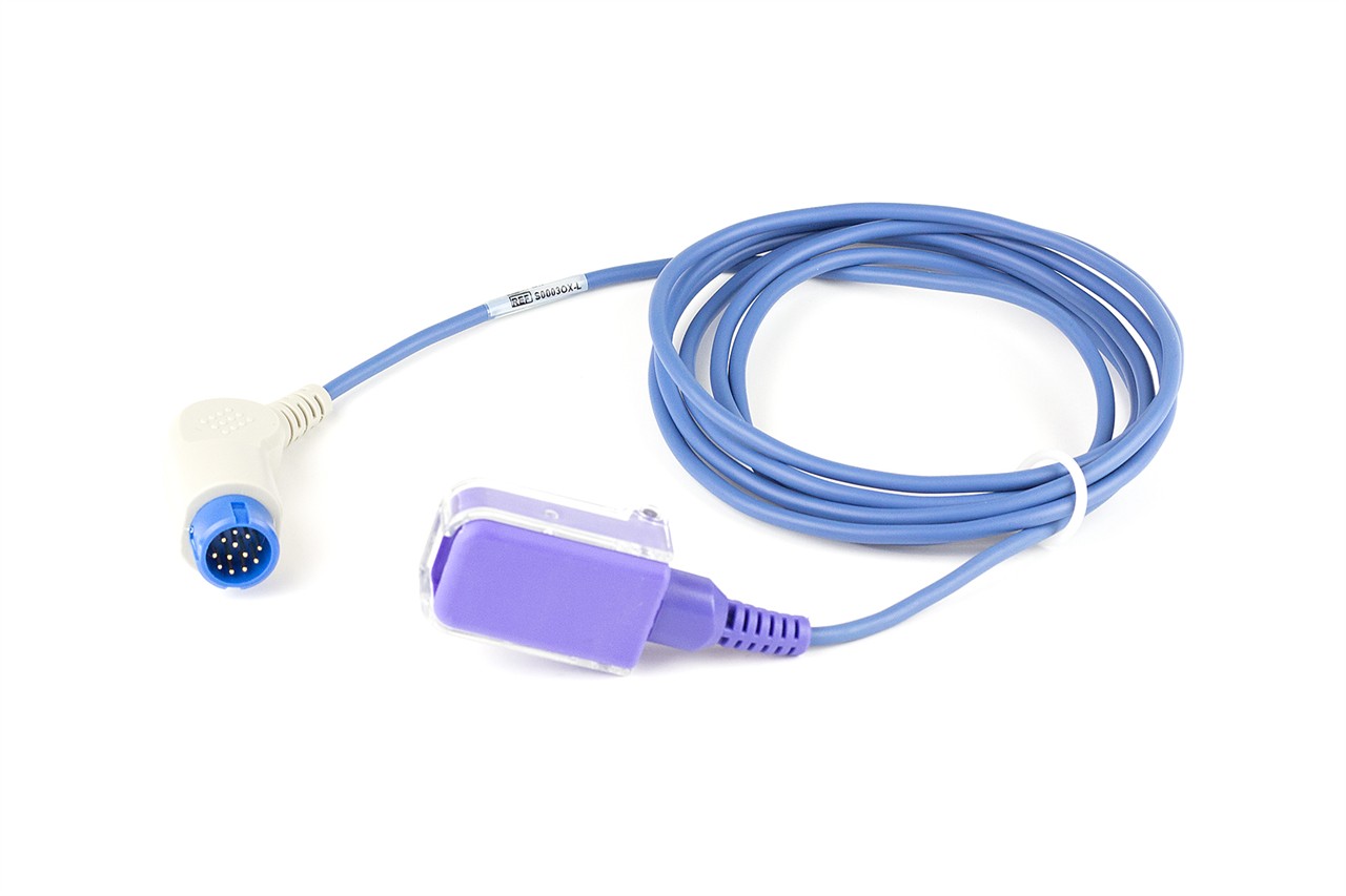 SpO2 Verlängerungskabel für Philips, 2.4 m (wie M1900B) SpO2 Verlängerungskabel für Philips, 2.4 m (wie M1900B)