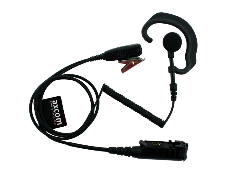 Flexi Ohrhänger für Motorola DP3441, MTP3550 mit Mikro und PTT