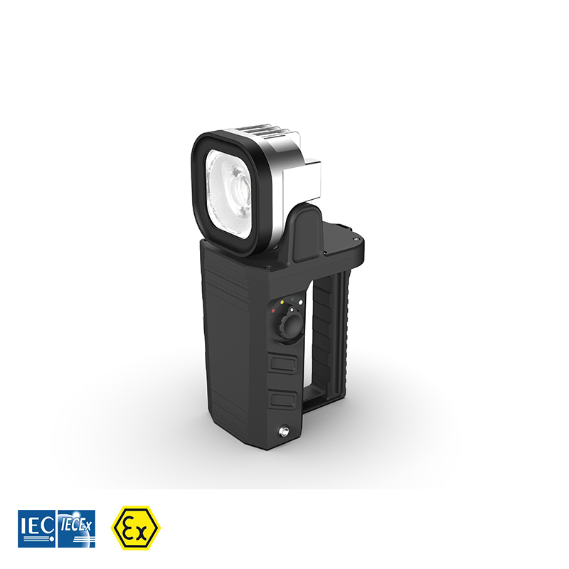Handlampe EX-geschützt mit drehbarem Rotationskopf