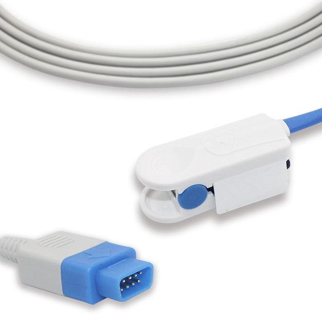 SpO2 Fingersensor Clip für GE TruSignal, Erwachsene, 1m, (Wie TS-F-D)