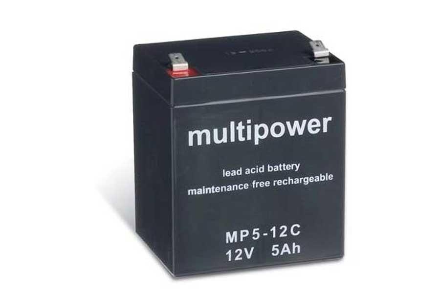 Multipower Bleiakku MP5-12C - 12V 5Ah zyklenfest