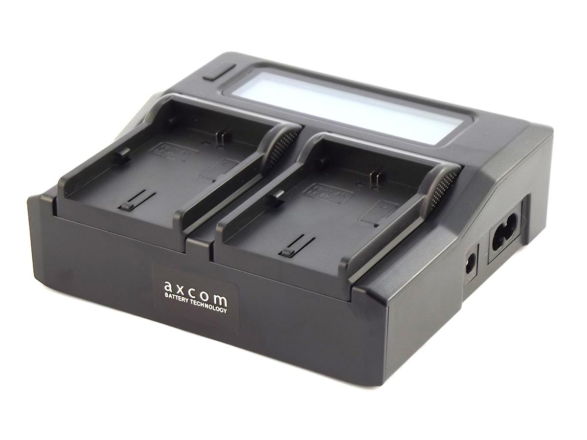 Doppel-Tischladegerät LCD Anzeige für Canon Akku LP-E6 Doppel-Tischladegerät LCD Anzeige für Canon Akku LP-E6