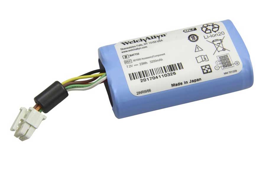 Akku BATT22 für Welch Allyn Connex Spot 2-Zell Blutdruckmesser 