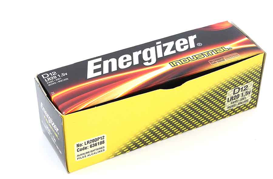 Batterie ENERGIZER MONO/D/LR20 INDUSTRIAL ALKALINE - 1,5V (VE12)