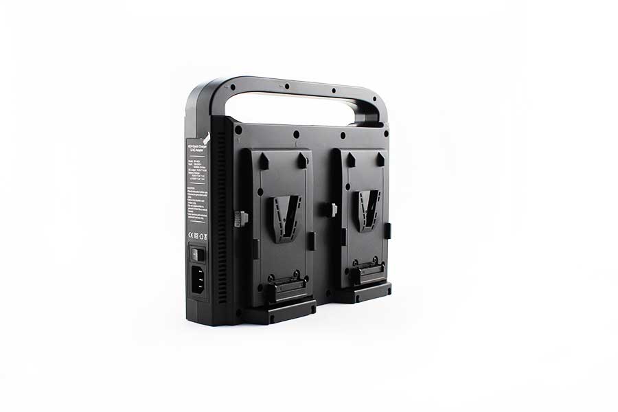 Ladegerät für Sony V-Mount (4 Ladeschächte)