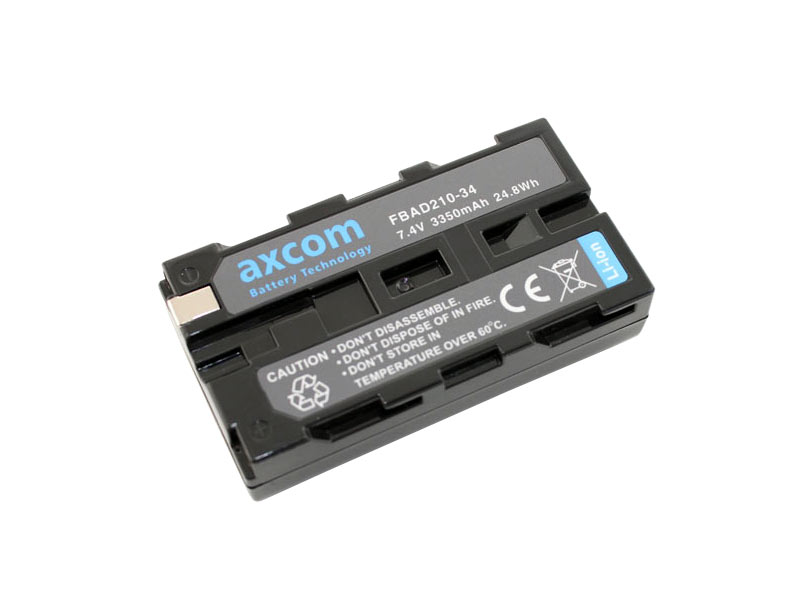 Li-Ion Akku für ACD M210 (SE), Sony NP-F550, NP-F750 7,2V 3,4AH 24,5Wh