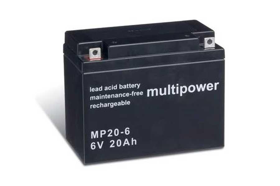 MULTIPOWER Bleiakku MP20-6 - 6V 20Ah MULTIPOWER Bleiakku MP20-6 - 6V 20Ah