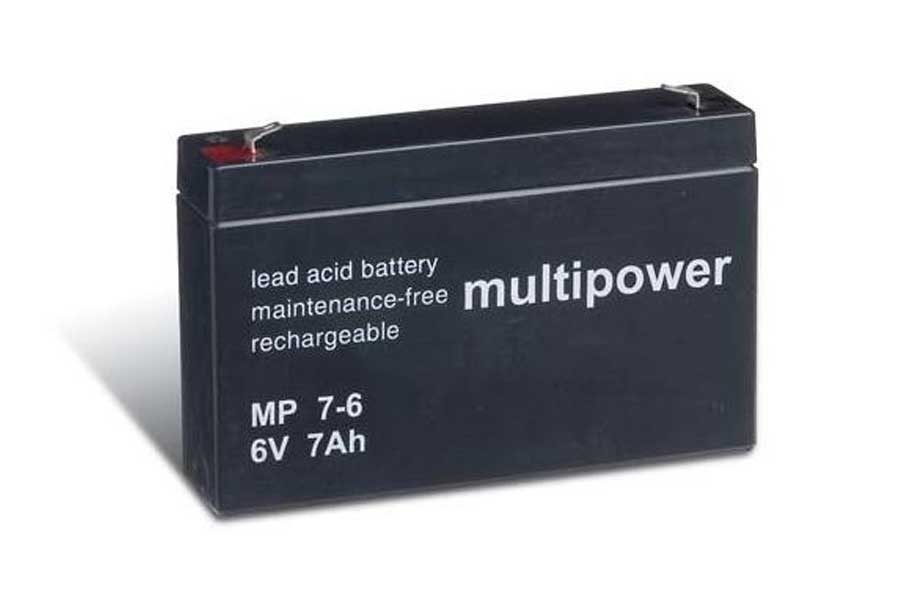 MULTIPOWER Bleiakku MP7-6 - 6V 7Ah MULTIPOWER Bleiakku MP7-6 - 6V 7Ah