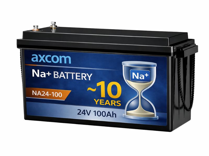 Natrium Ionen Akku 24V 100Ah mit M8 Kontakten